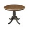 International Concepts Round 36 in Rd Top Pedestal Table, 2 San Remo Chairs, Hickory/Washed Coal, 36 in W, 36 in L, Wood K45-36RT-C10-2 - alternate 2